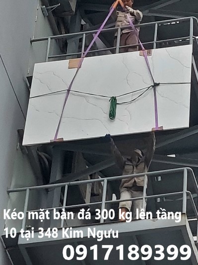 Dịch vụ kéo tủ bếp lên nhà cao tầng